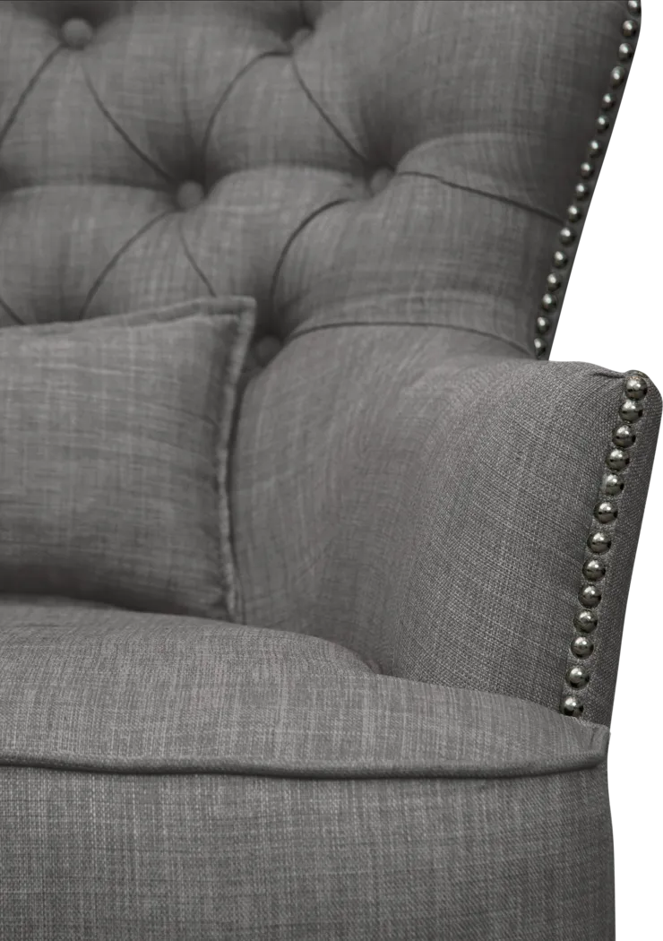 Wintley Dark Gray Accent Chair - Thumbnail - Image 5