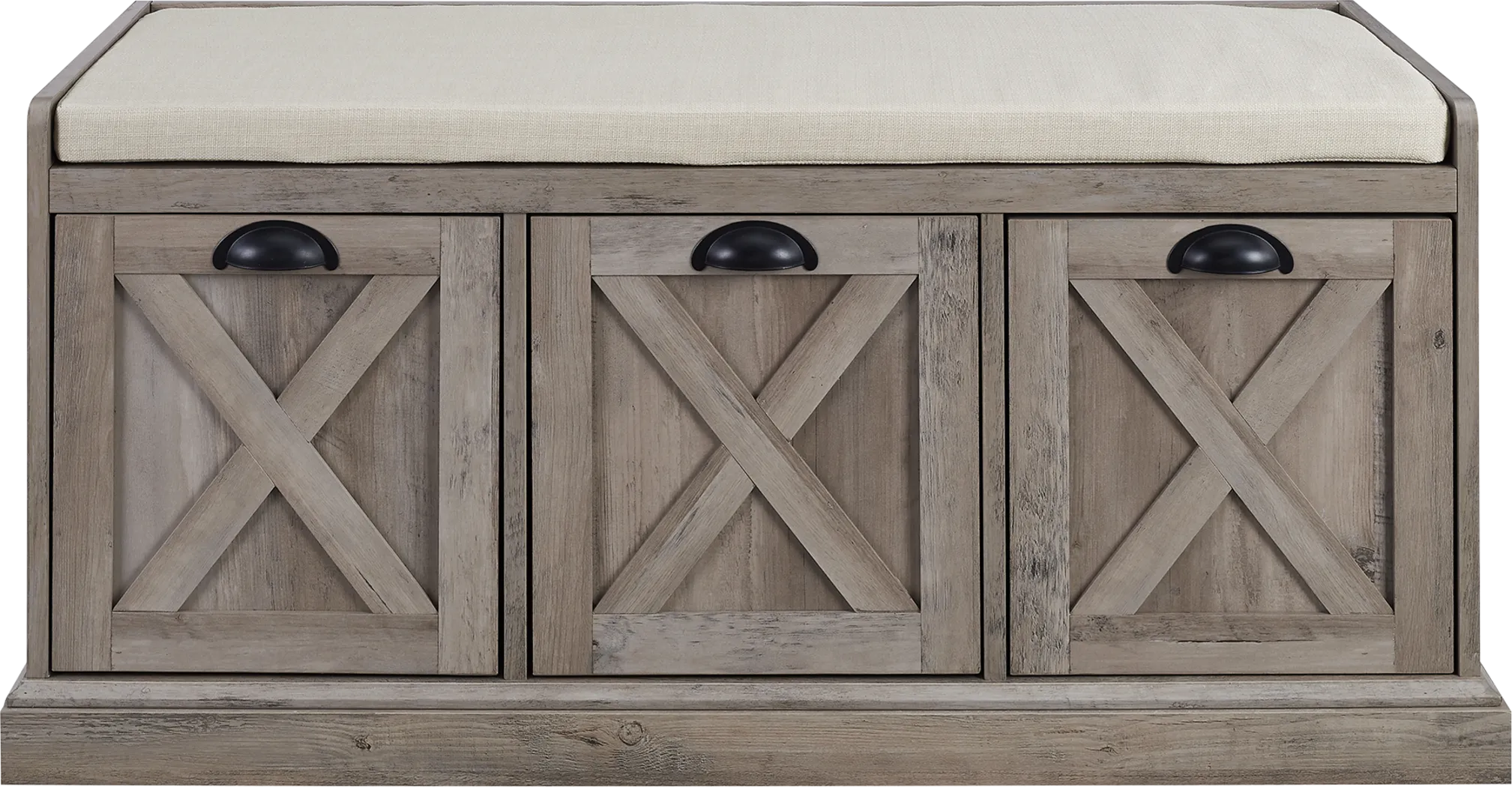 Winyah Gray Accent Bench - Thumbnail - Image 2