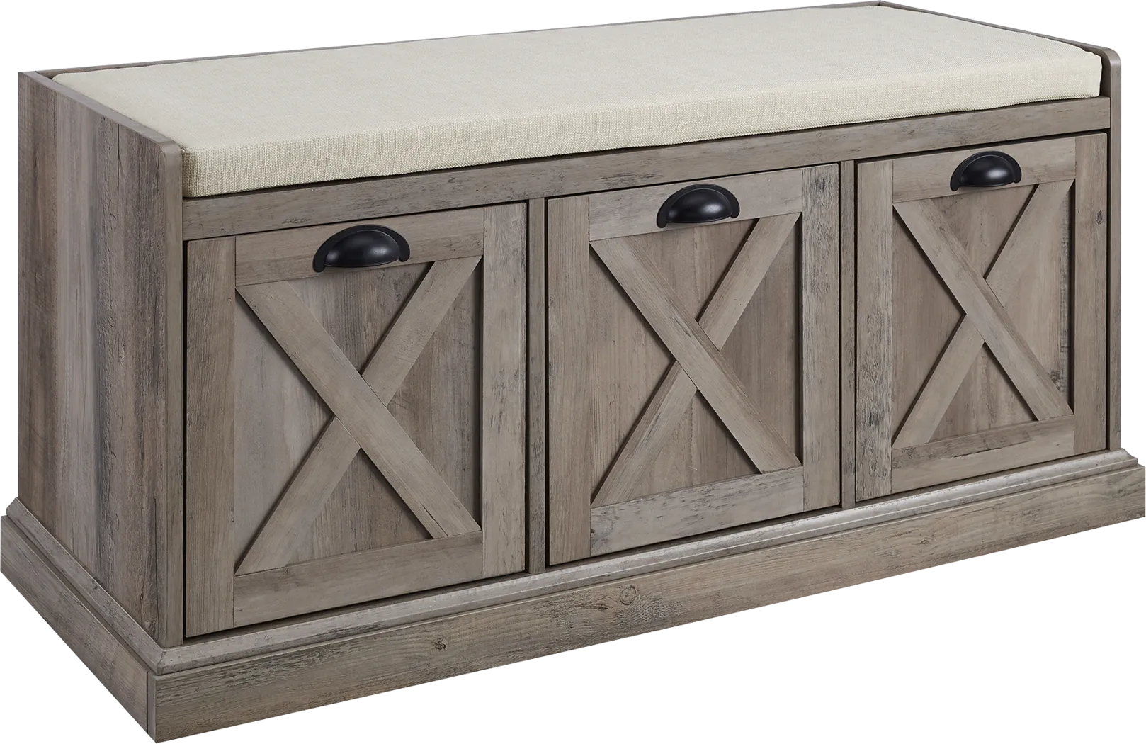 Winyah Gray Accent Bench - Thumbnail - Image 1