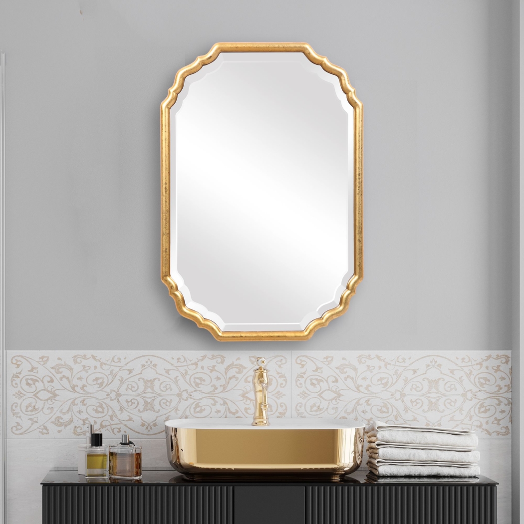 Wirkswoth Gold Mirror - Thumbnail - Image 4