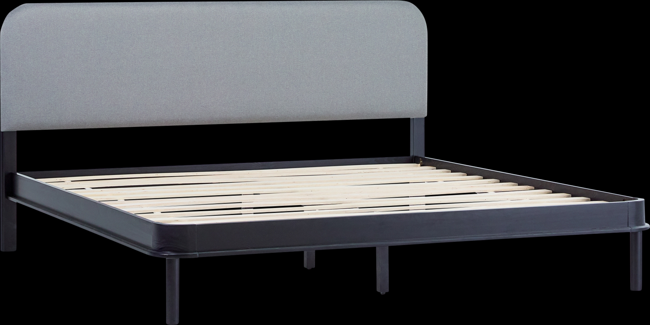 Wirthlin Black King Bed - Thumbnail - Image 1