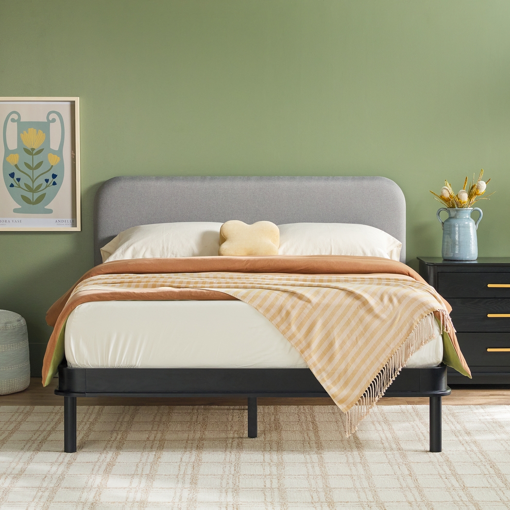 Wirthlin Black Queen Bed - Thumbnail - Image 3