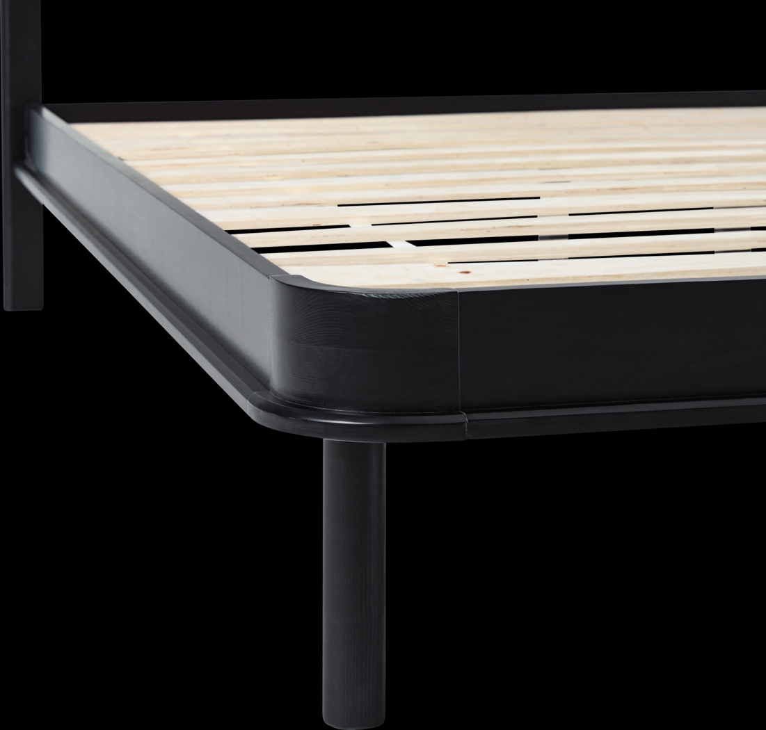 Wirthlin Black Queen Bed - Thumbnail - Image 5