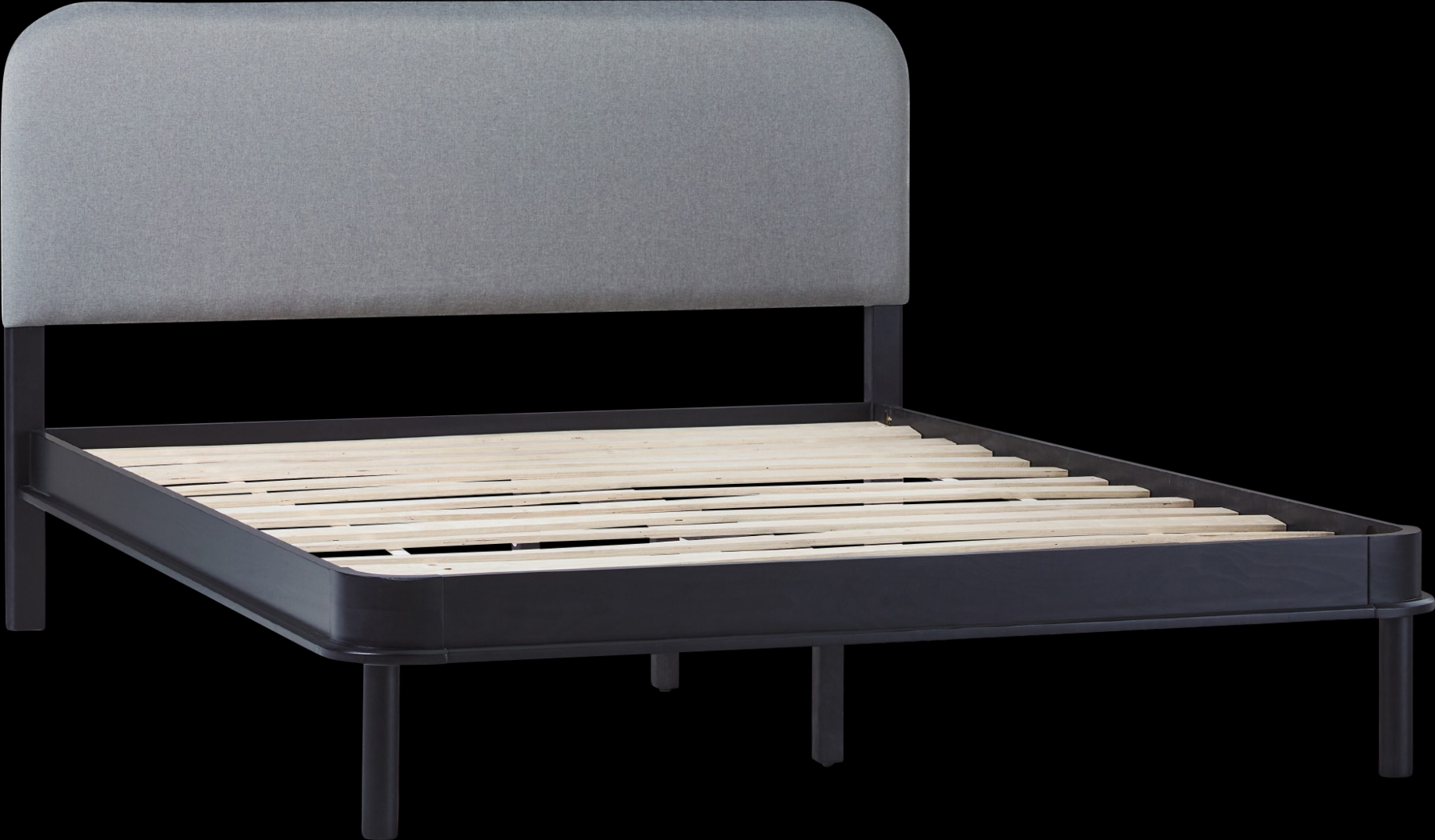 Wirthlin Black Queen Bed - Thumbnail - Image 1