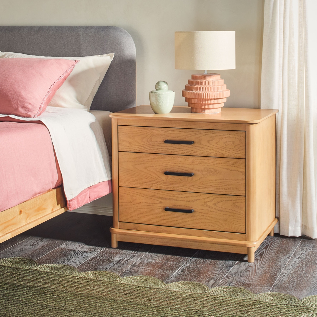 Wirthlin Oak Nightstand - Thumbnail - Image 2