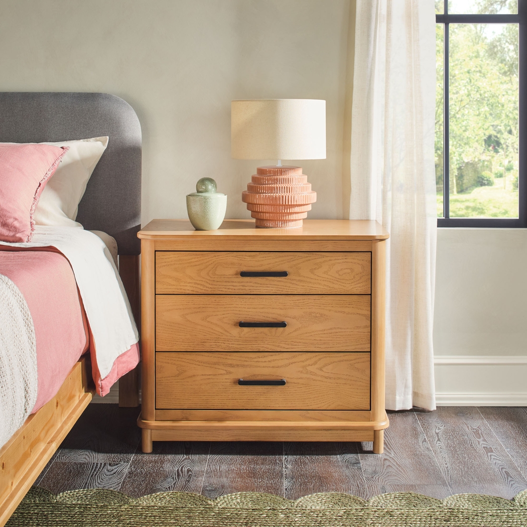 Wirthlin Oak Nightstand - Thumbnail - Image 3