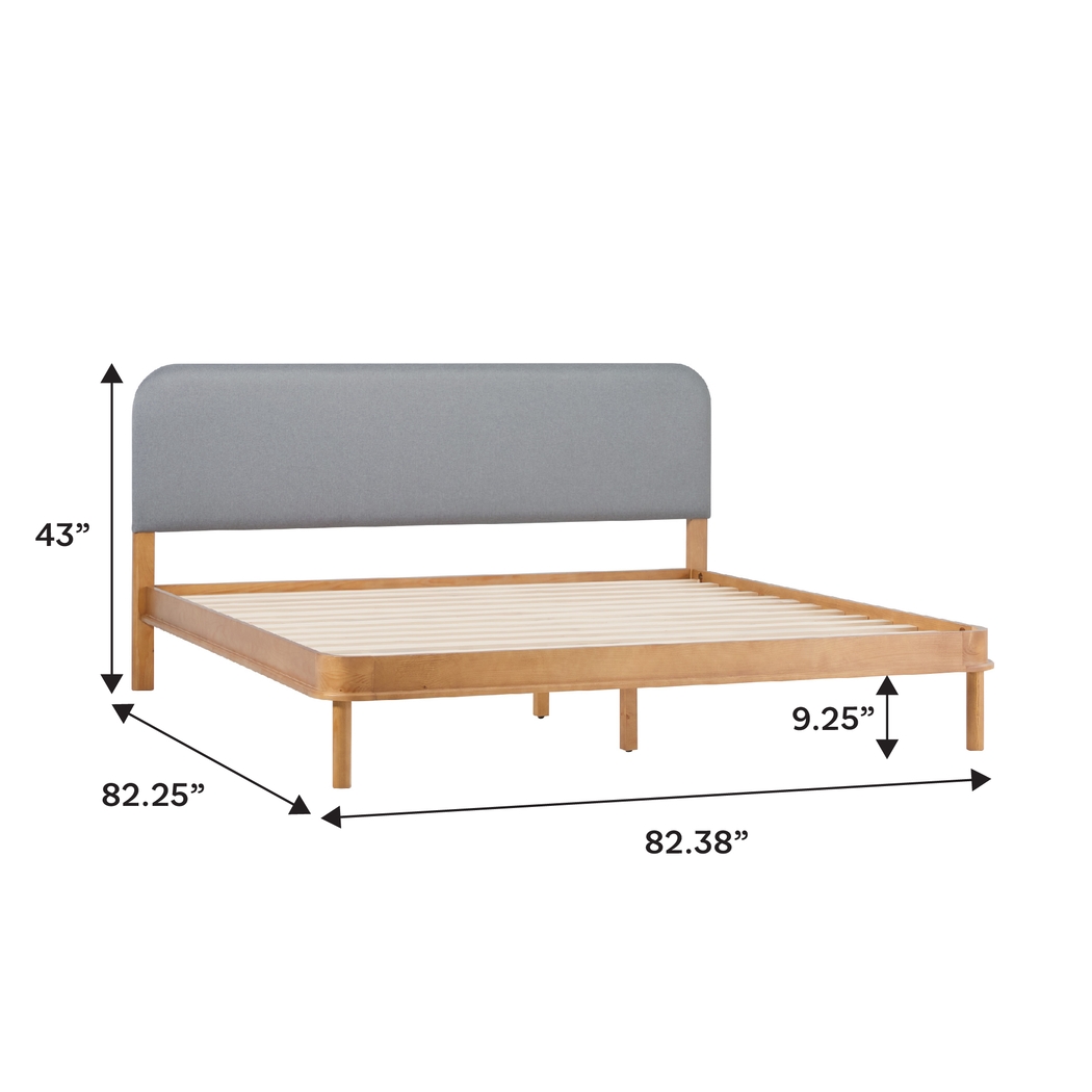 Wirthlin Oak King Bed - Thumbnail - Image 6