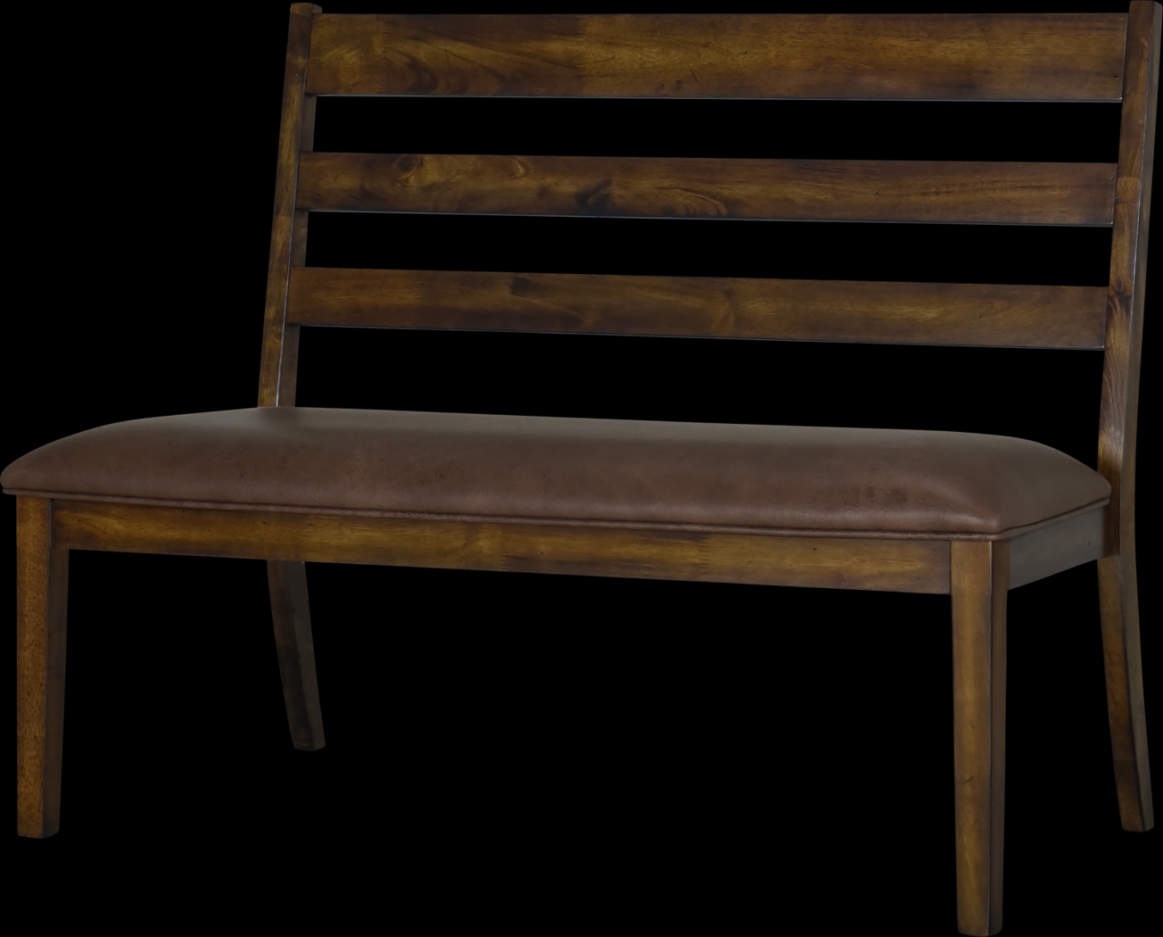 Wisecarver Brown Settee - Thumbnail - Image 2