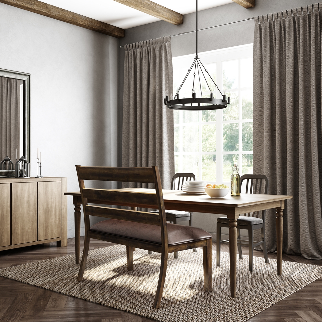 Wisecarver Brown Settee - Thumbnail - Image 6