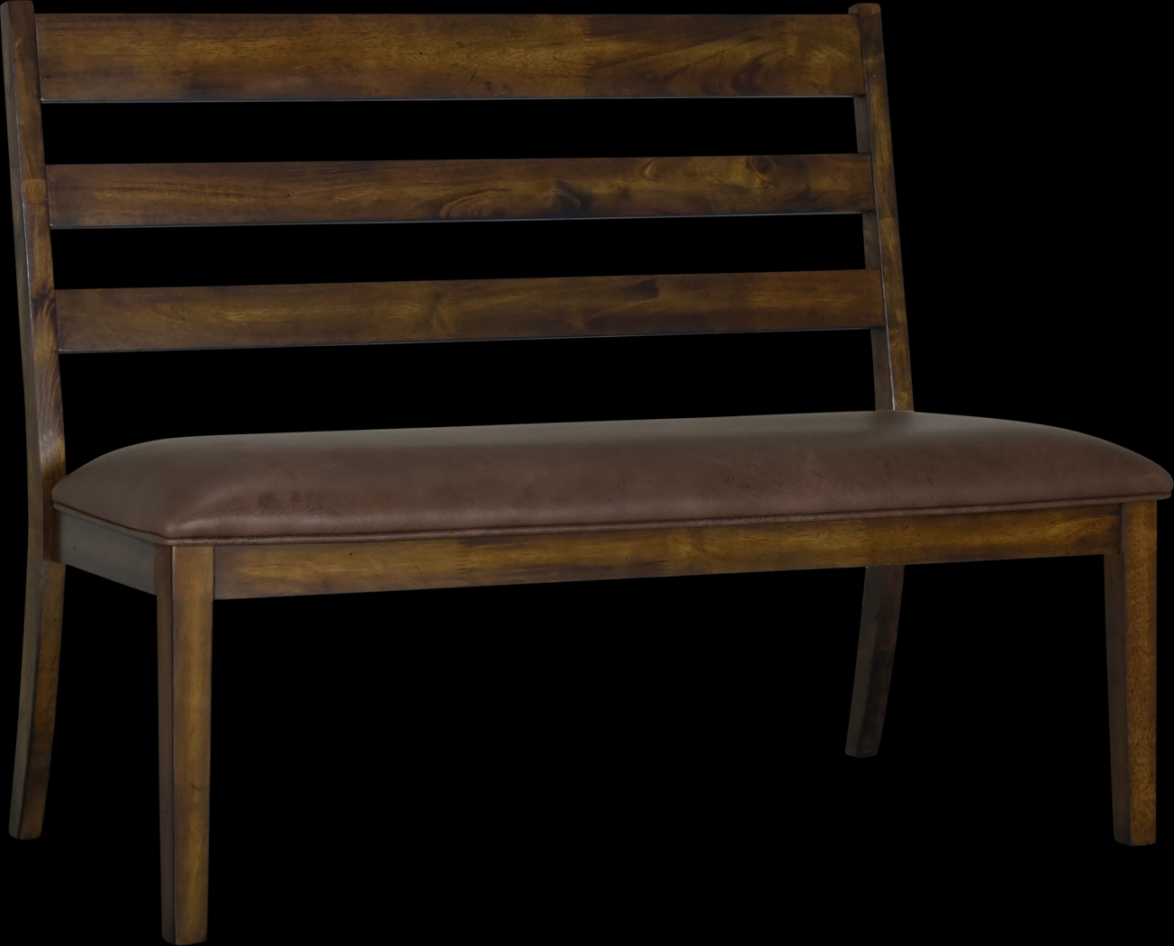 Wisecarver Brown Settee - Thumbnail - Image 1