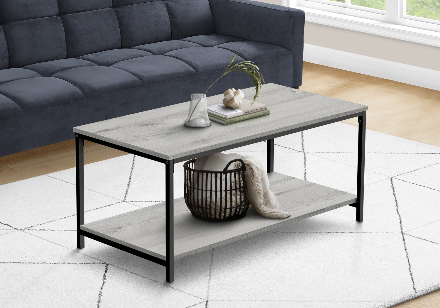 Wishart Gray Cocktail Table - Thumbnail - Image 2