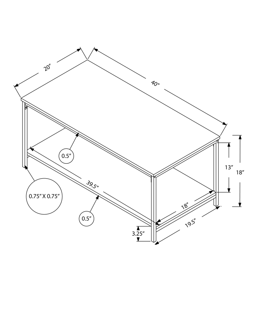 Wishart Gray Cocktail Table - Thumbnail - Image 4