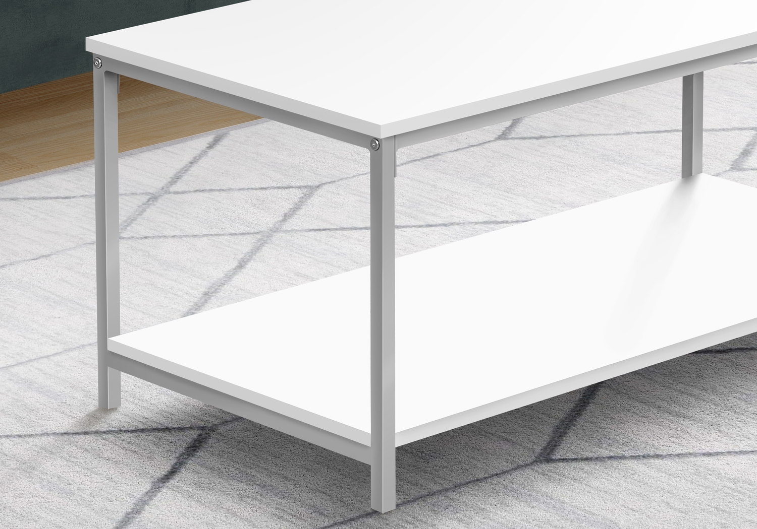 Wishart White Cocktail Table - Thumbnail - Image 3