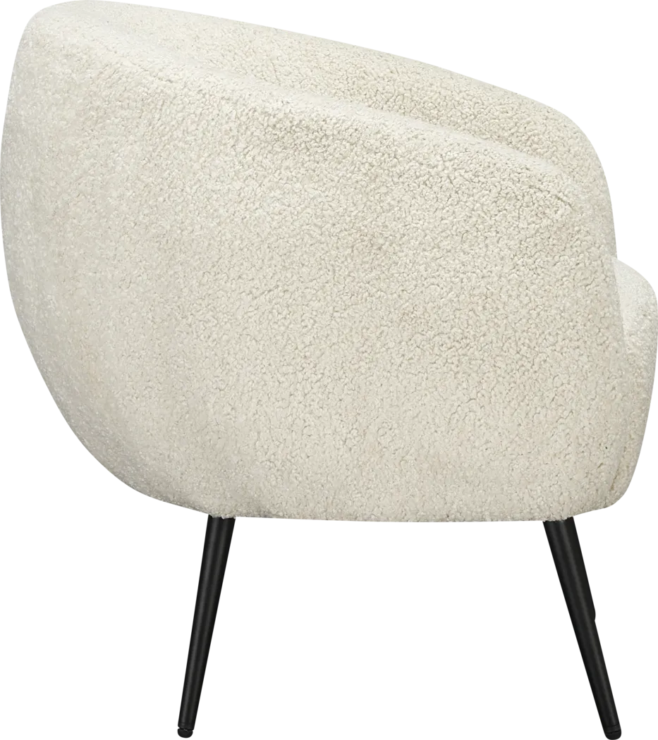 Wishmoore White Accent Chair - Thumbnail - Image 5