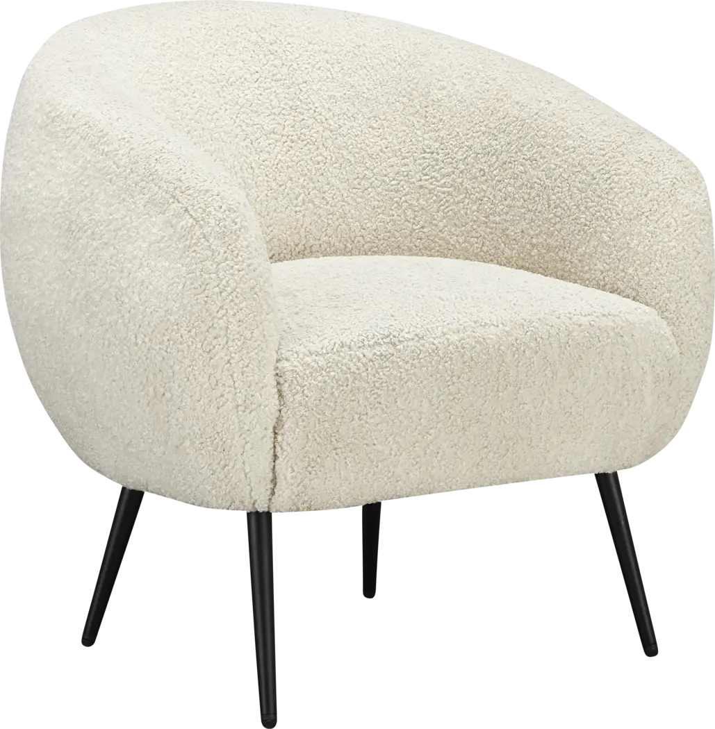 Wishmoore White Accent Chair - Thumbnail - Image 1