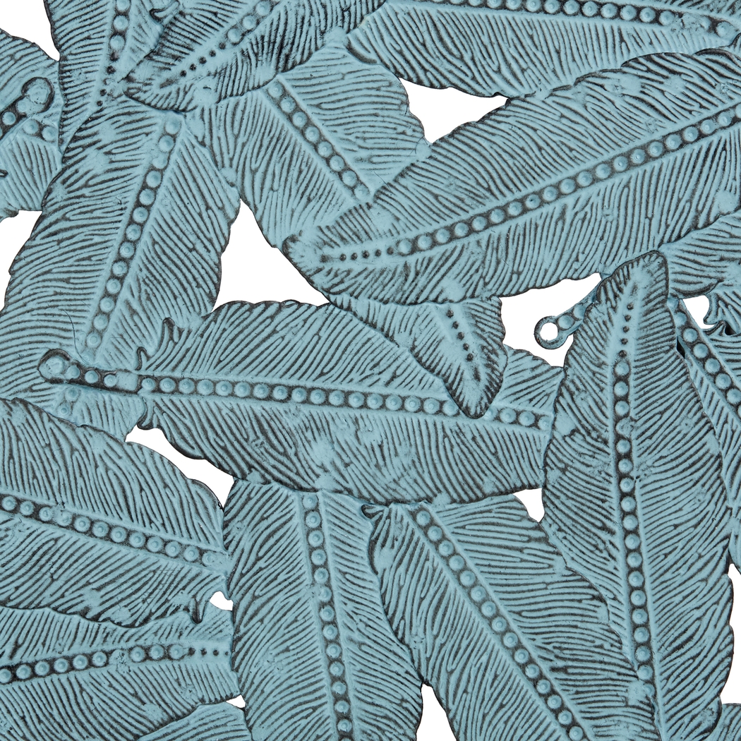 Wiskon Blue Iron Painted Wall Decor Set of 3 - Thumbnail - Image 6