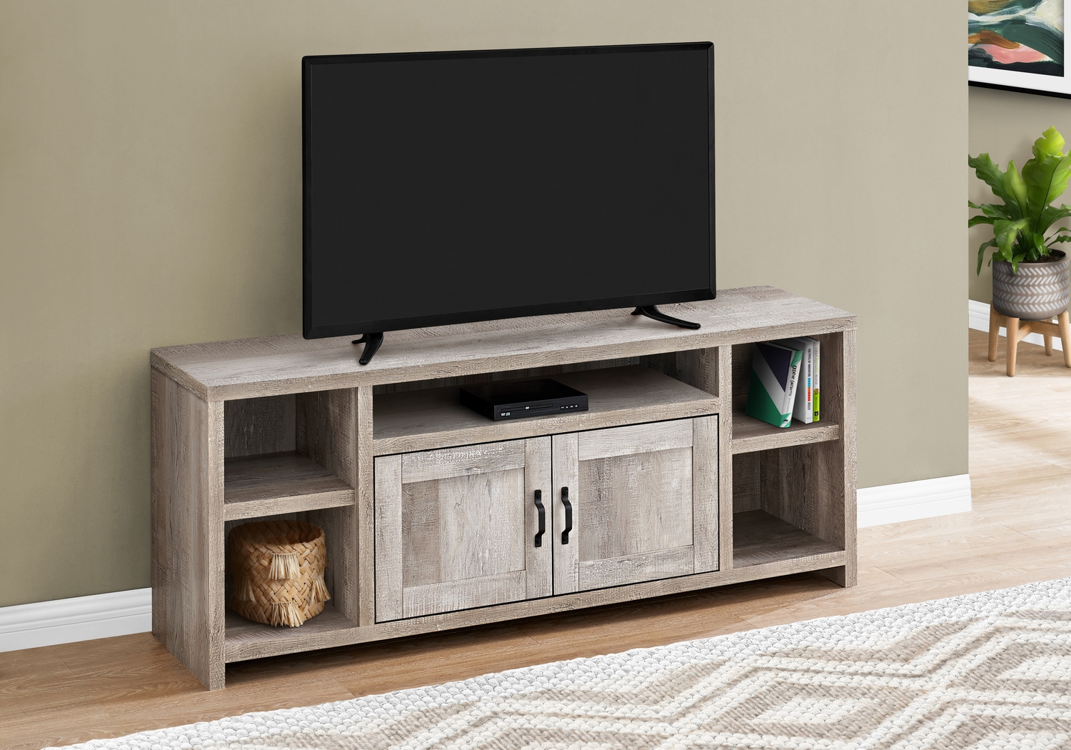 Wisperbreath Taupe 59 in. Console - Thumbnail - Image 2