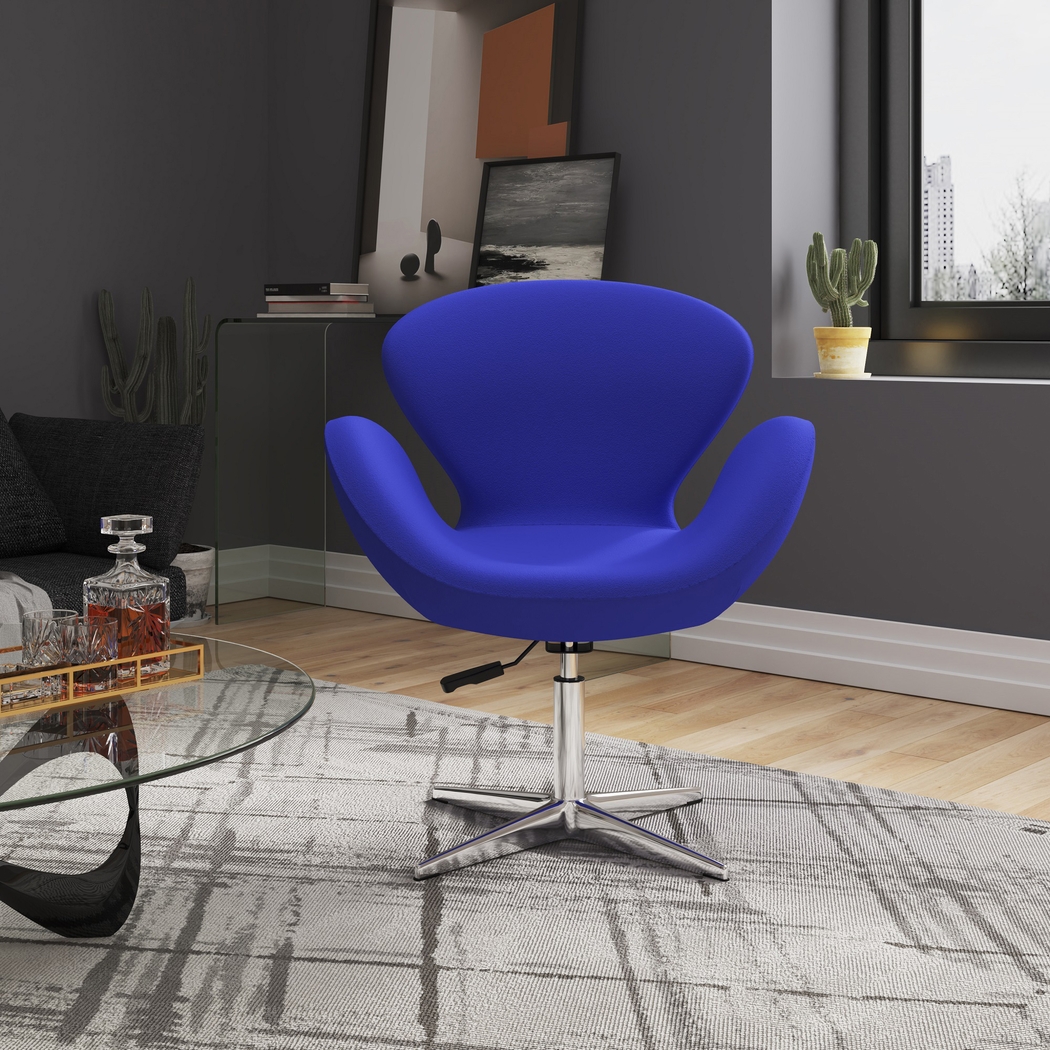 Witchazel Blue Accent Chair - Thumbnail - Image 2