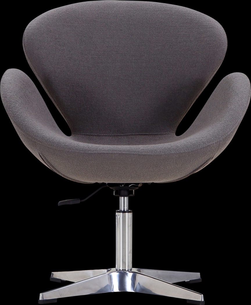 Witchazel Dark Gray Accent Chair - Thumbnail - Image 3