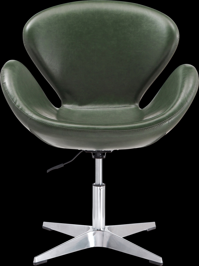 Witchazel Forest Green Accent Chair - Thumbnail - Image 3