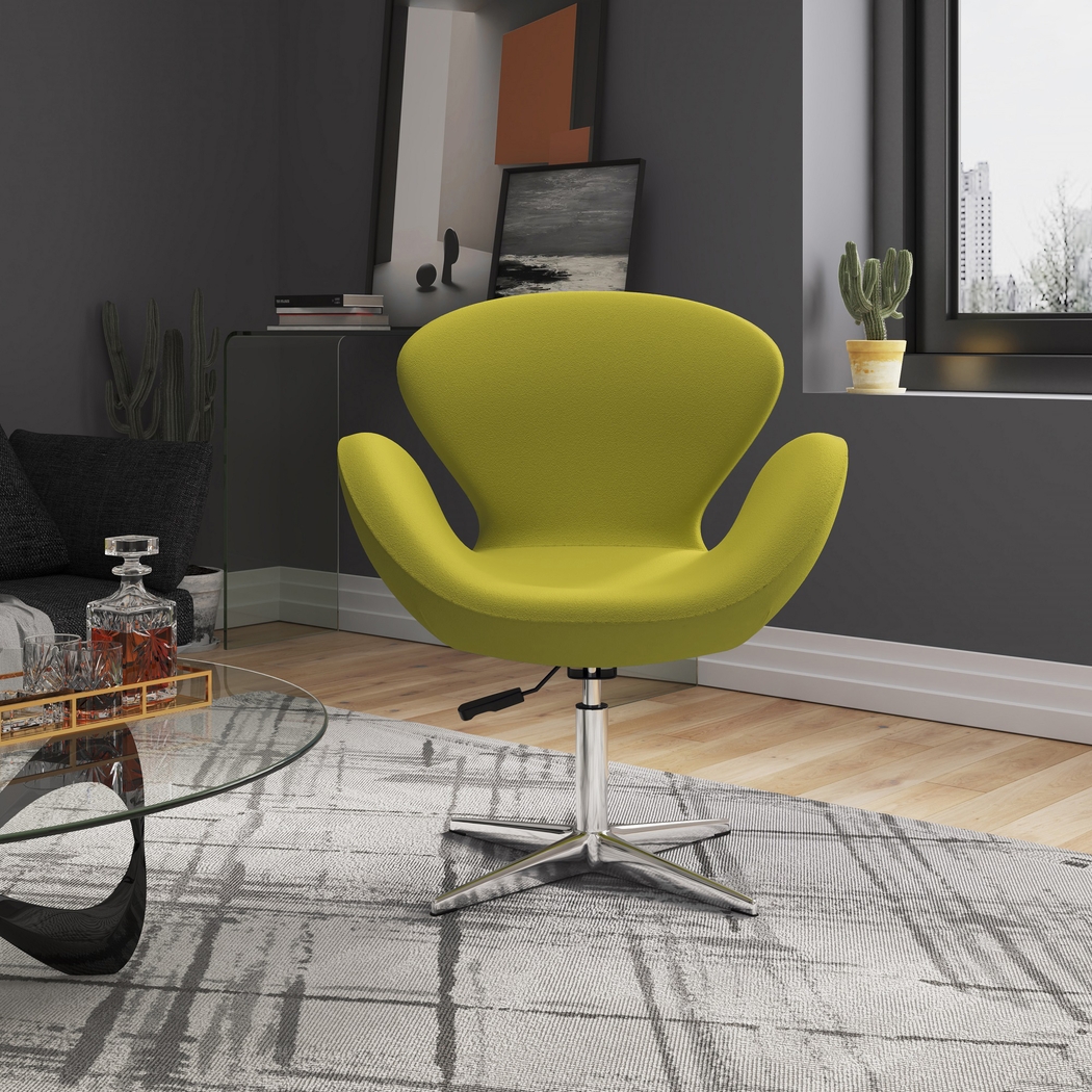 Witchazel Green Accent Chair - Thumbnail - Image 2