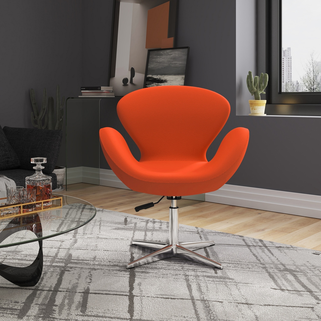 Witchazel Orange Accent Chair - Thumbnail - Image 2