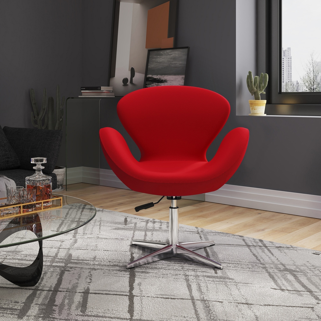 Witchazel Red Accent Chair - Thumbnail - Image 2