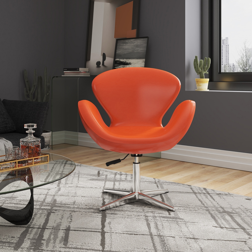 Witchazel Tangerine Accent Chair - Thumbnail - Image 2
