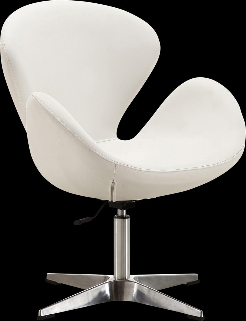 Witchazel White Accent Chair - Thumbnail - Image 1