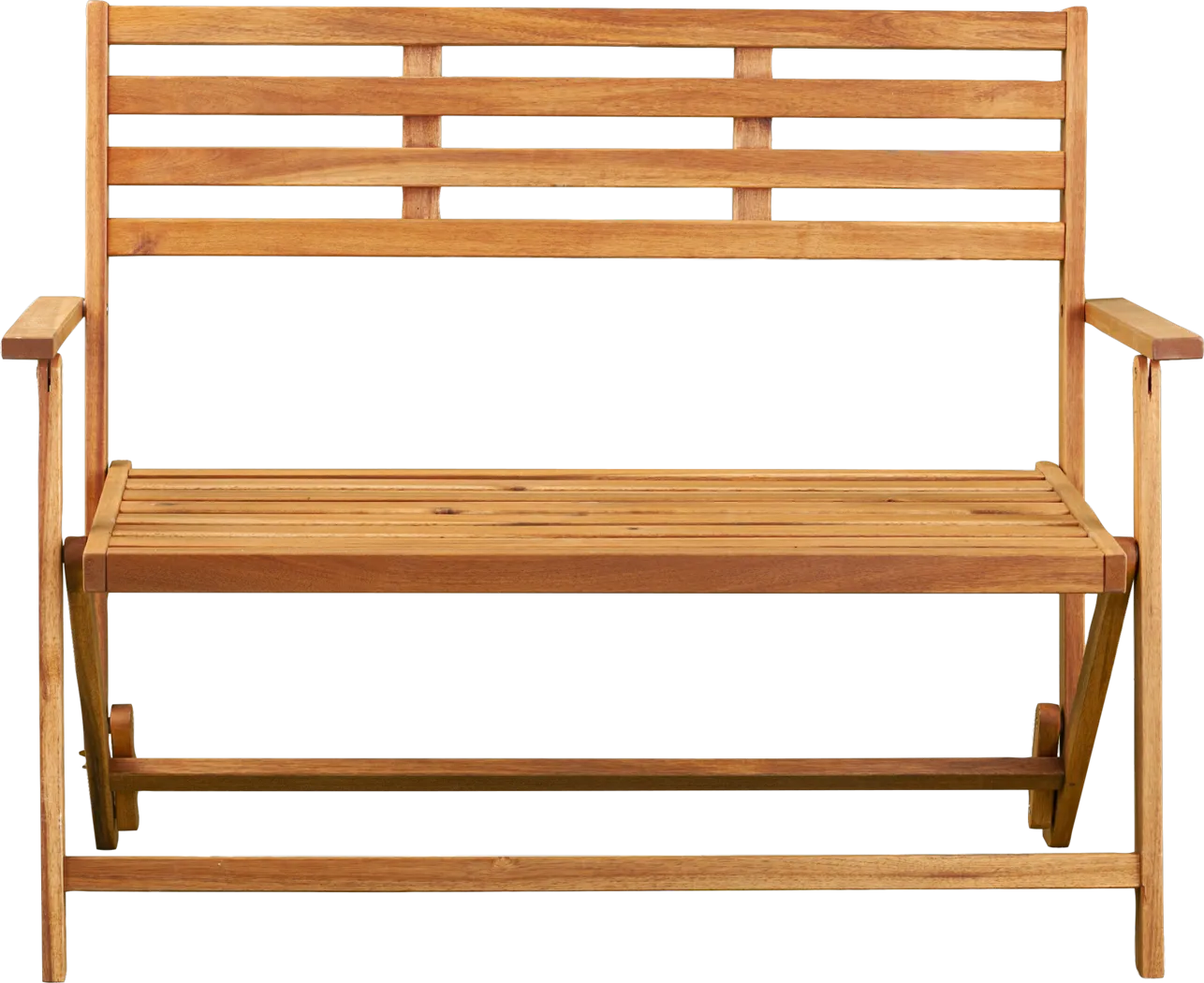 Witeria Natural Outdoor Accent Bench - Thumbnail - Image 5