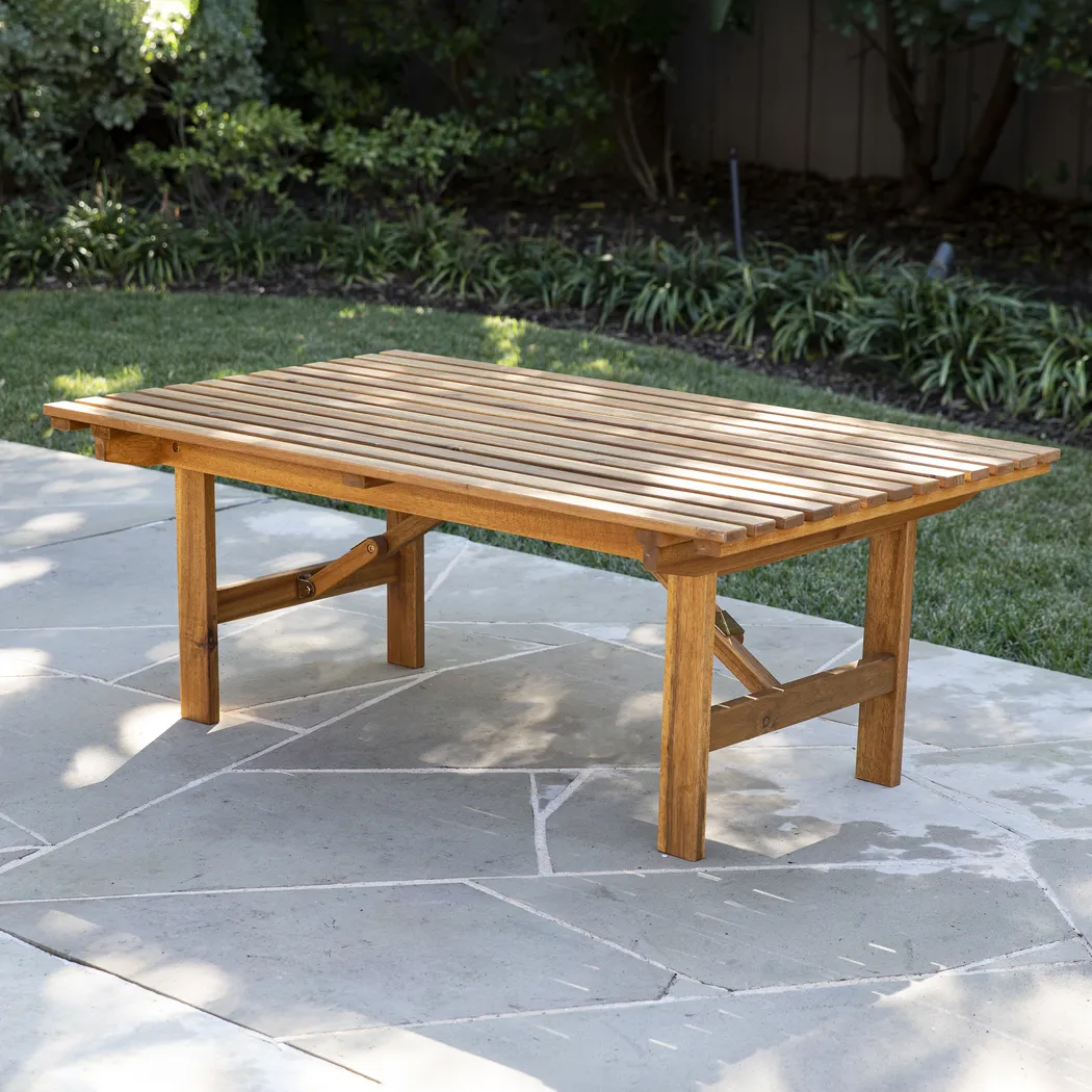 Witeria Natural Outdoor Cocktail Table - Thumbnail - Image 2