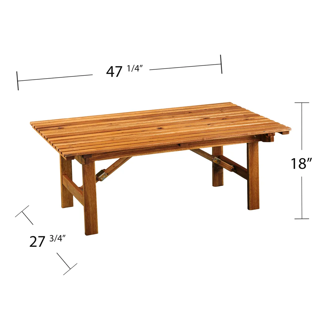 Witeria Natural Outdoor Cocktail Table - Thumbnail - Image 8