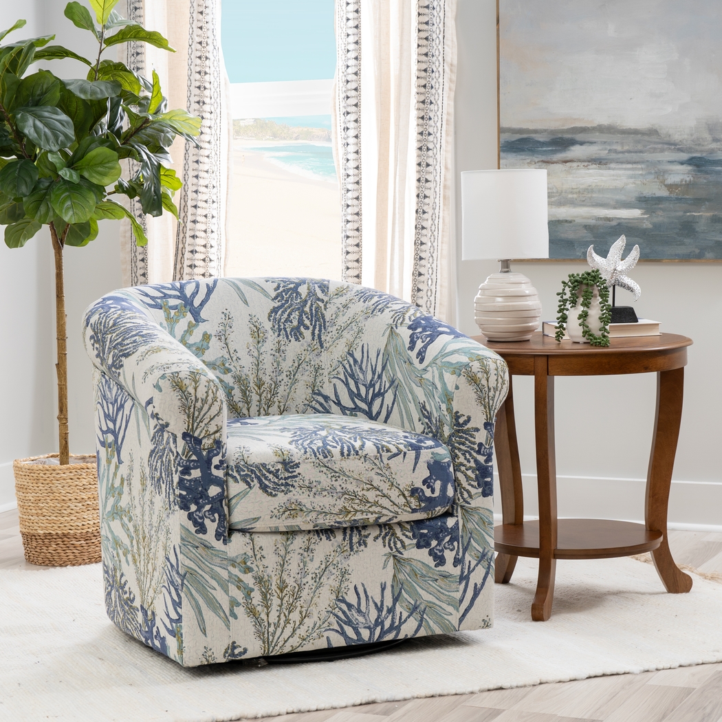 Witgate Blue Accent Chair - Thumbnail - Image 2