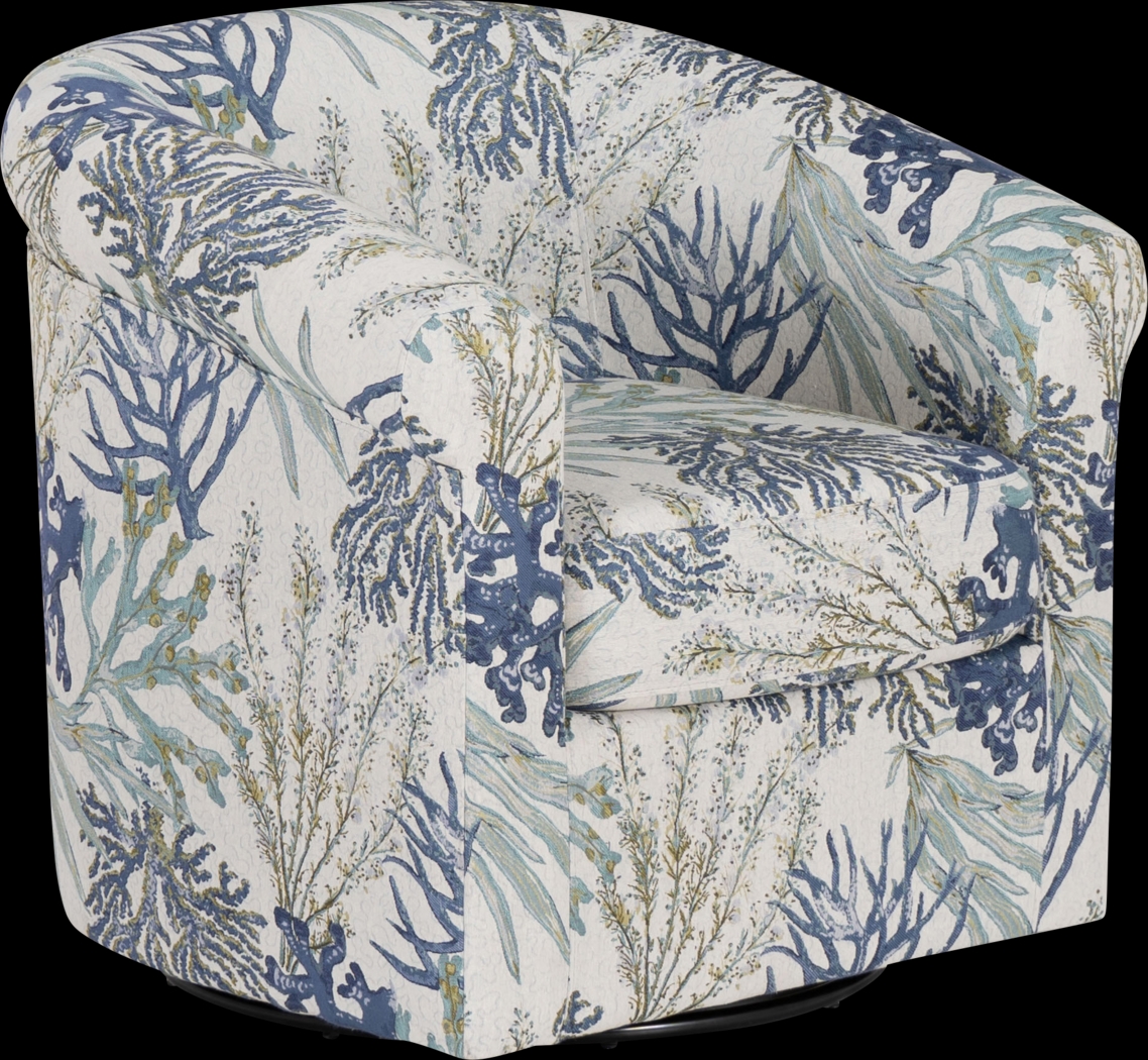 Witgate Blue Accent Chair - Thumbnail - Image 1