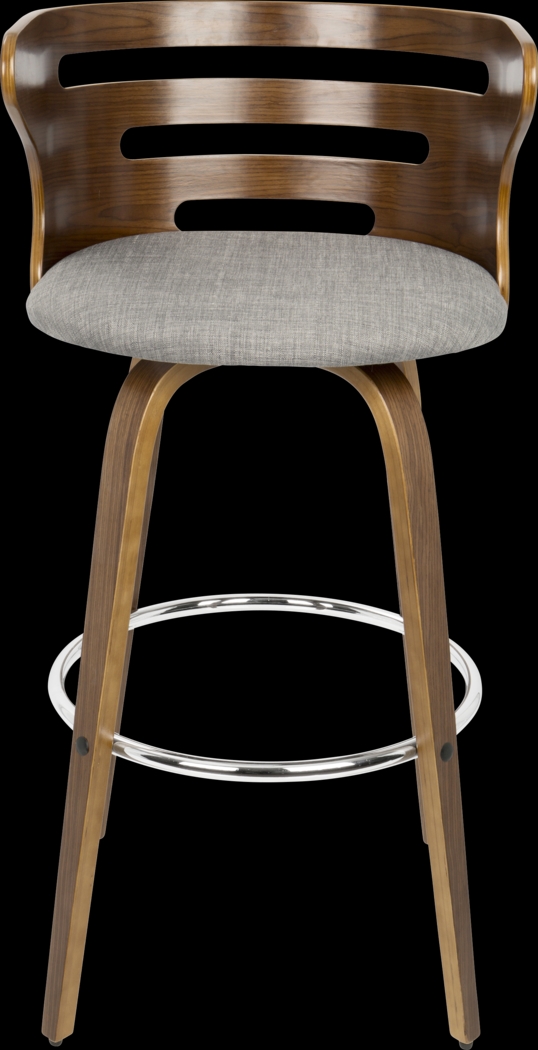 Withersfield Gray Barstool, Set of 2 - Thumbnail - Image 4