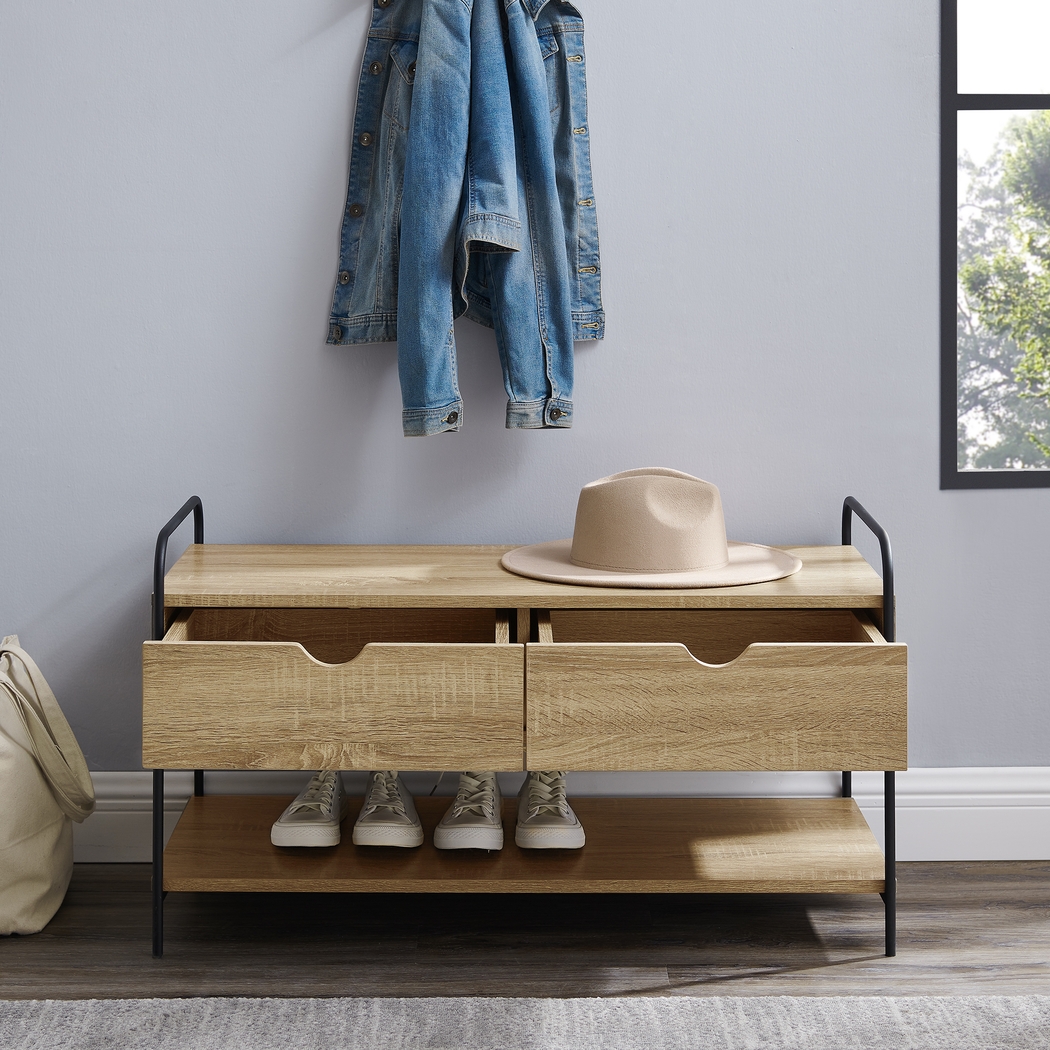 Withlow Brown Accent Bench - Thumbnail - Image 4