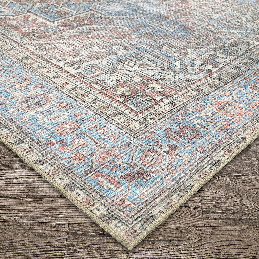 Wittawa Blue 5' x 8' Rug - Thumbnail - Image 4
