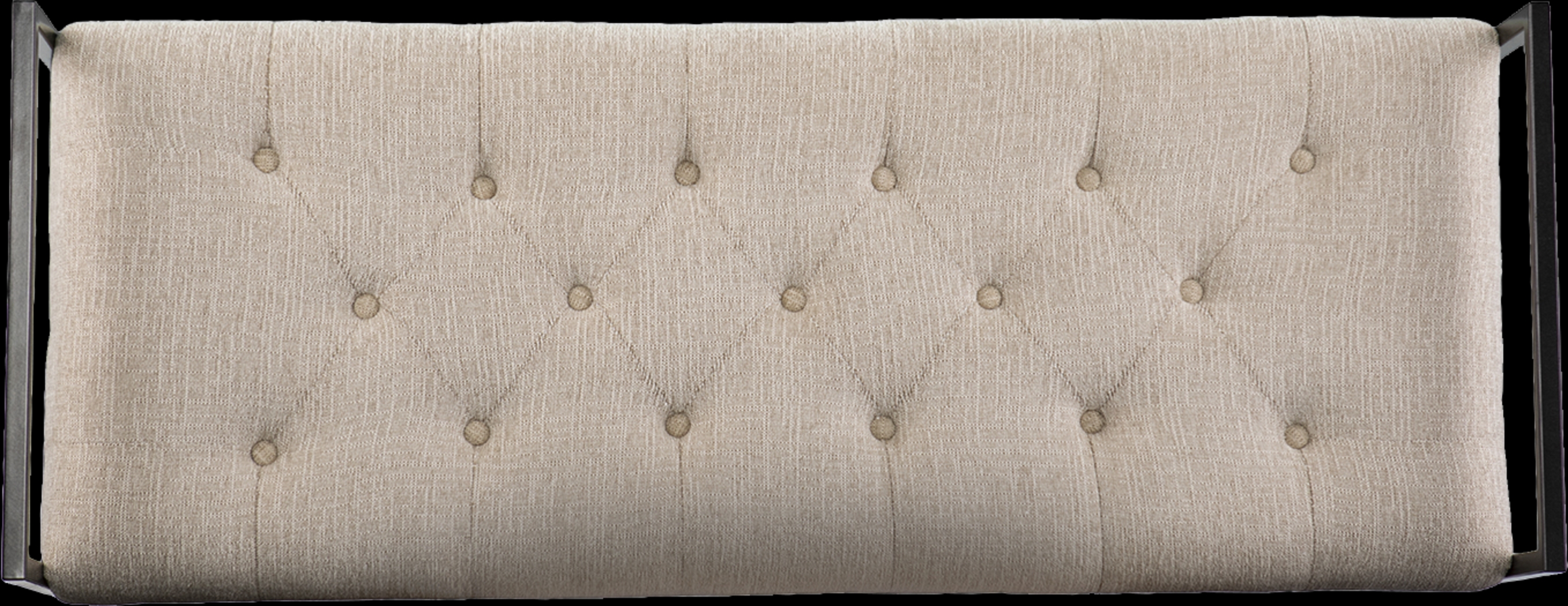 Witterton Beige Accent Bench - Thumbnail - Image 3