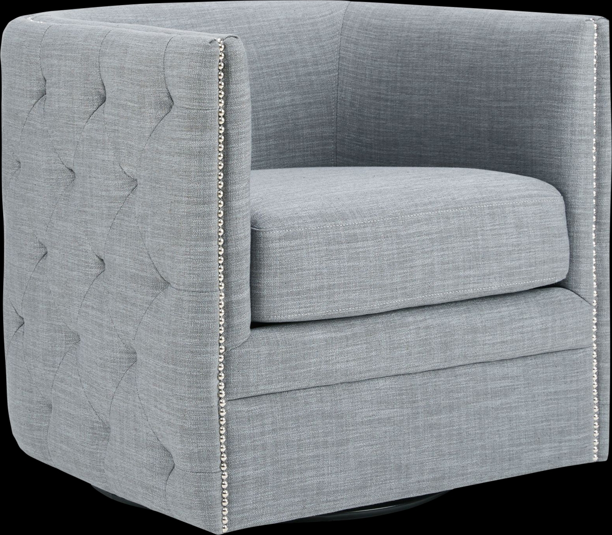 Wittmer Slate Accent Swivel Chair - Thumbnail - Image 1