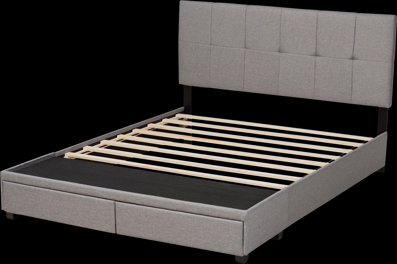 Wizarddale Light Gray Queen Storage Bed - Thumbnail - Image 8