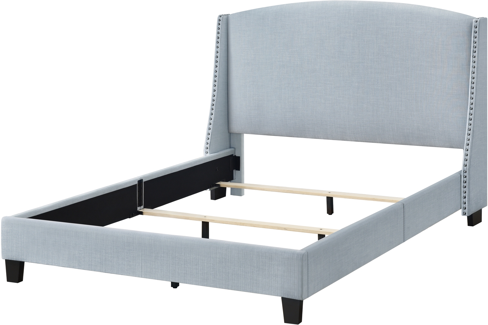 Woffington Blue Queen Bed - Thumbnail - Image 4