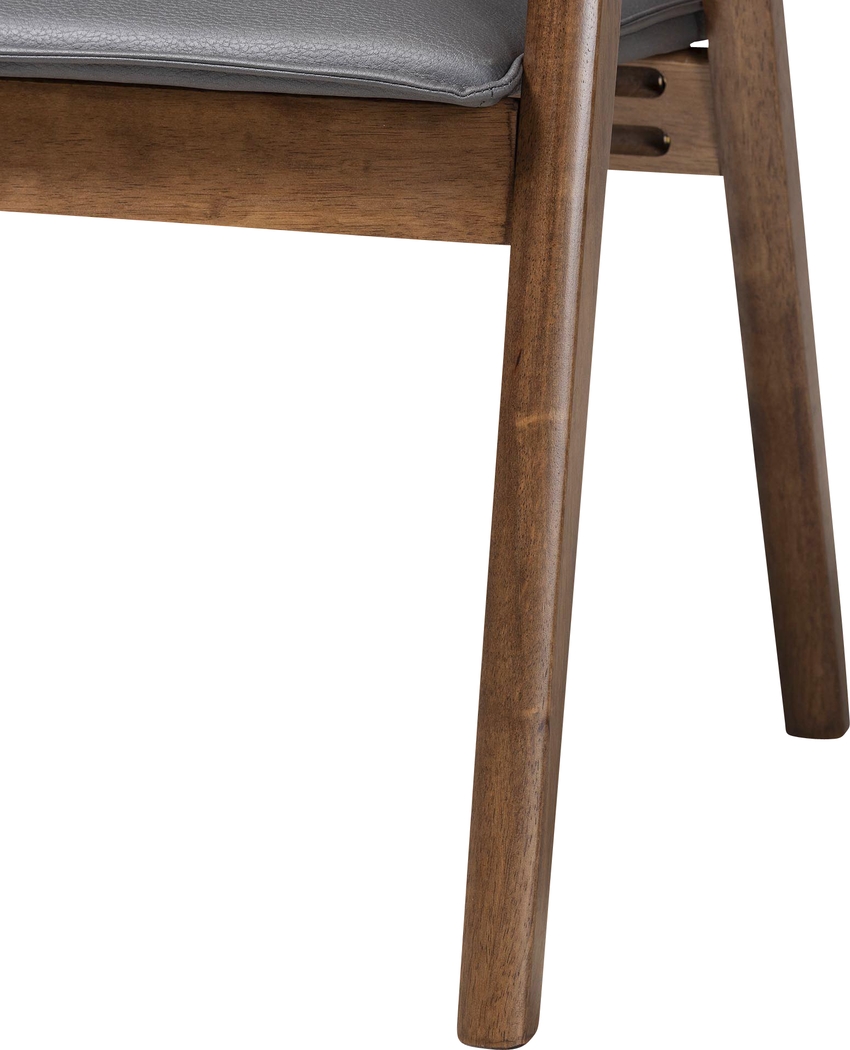 Wogan Gray Arm Chair, Set of 2 - Thumbnail - Image 6