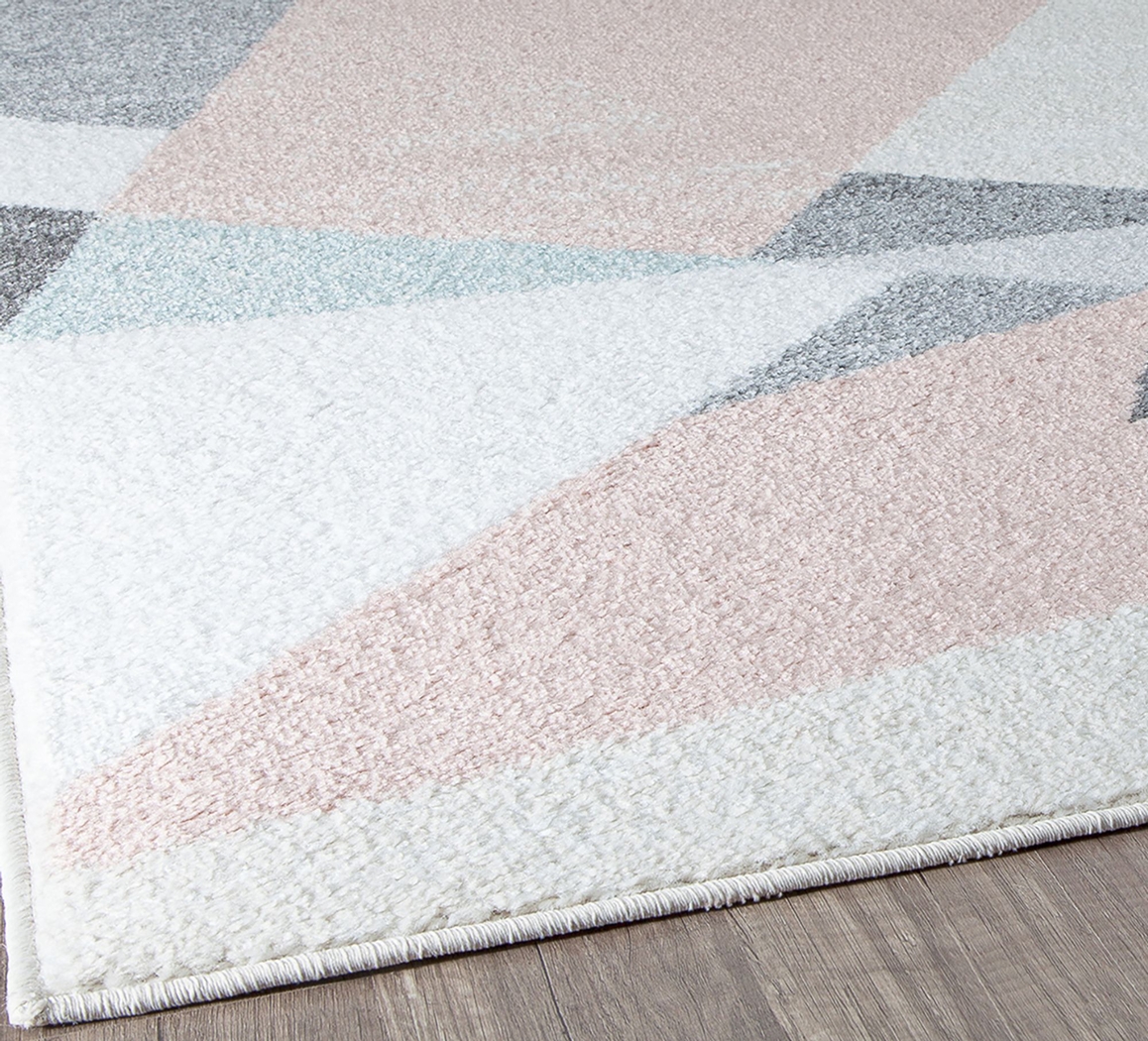 Wohlem Pink/Multi 8' x 10' Rug - Thumbnail - Image 4
