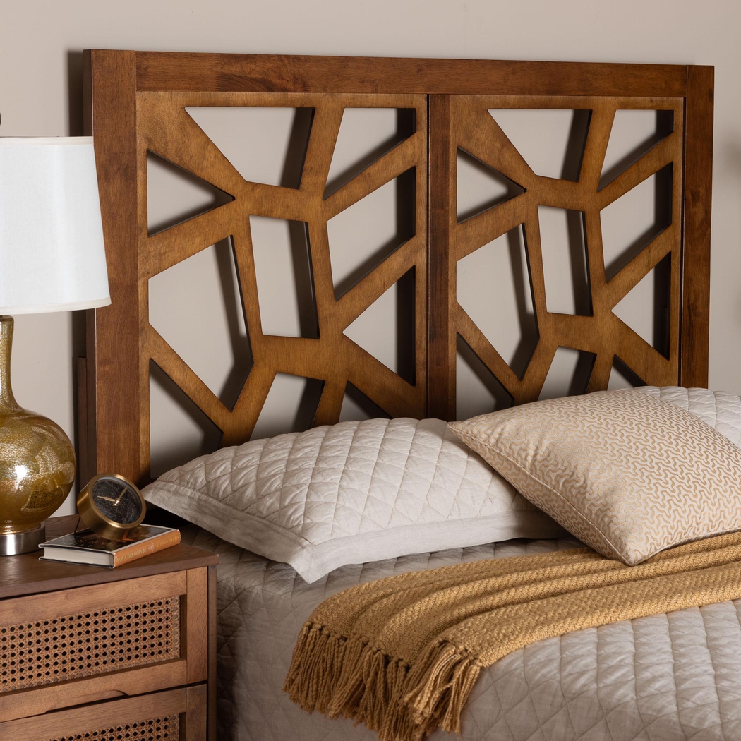 Wohner Walnut Brown Queen Headboard - Thumbnail - Image 2