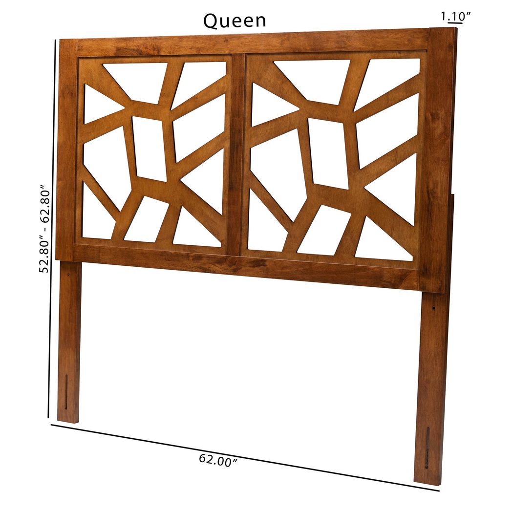 Wohner Walnut Brown Queen Headboard - Thumbnail - Image 6