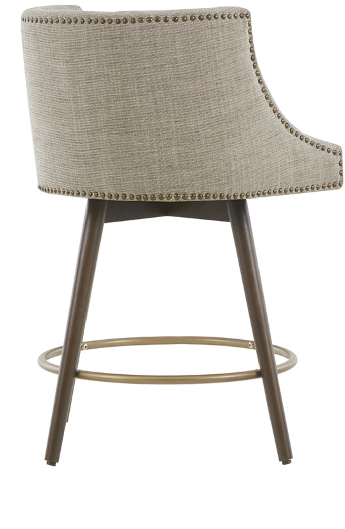 Wolfboro Beige Swivel Counter Height Stool - Thumbnail - Image 3