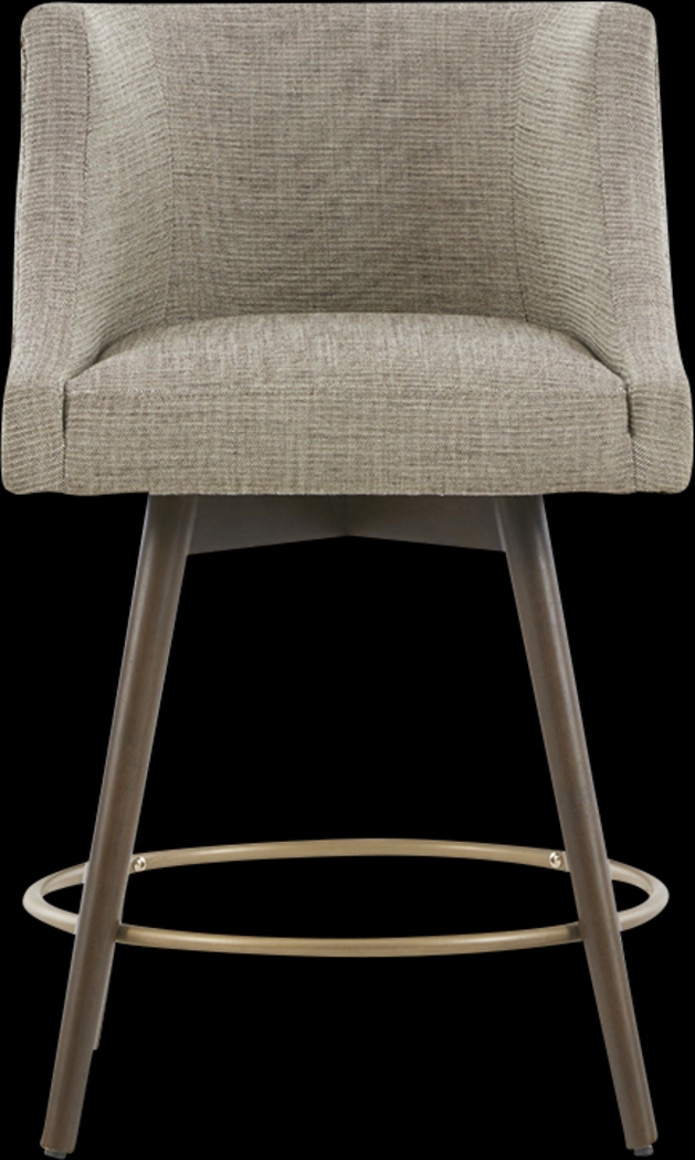 Wolfboro Beige Swivel Counter Height Stool - Thumbnail - Image 1