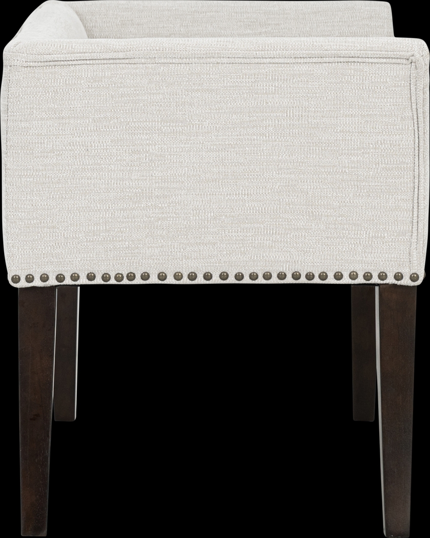 Wolfdew White Accent Bench - Thumbnail - Image 3