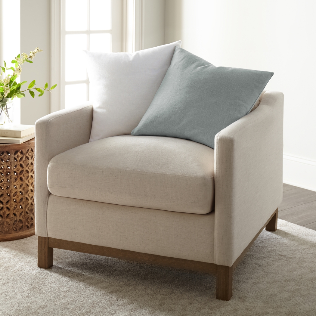 Wolfe Artic/White Accent Pillow Set of 2 - Thumbnail - Image 3