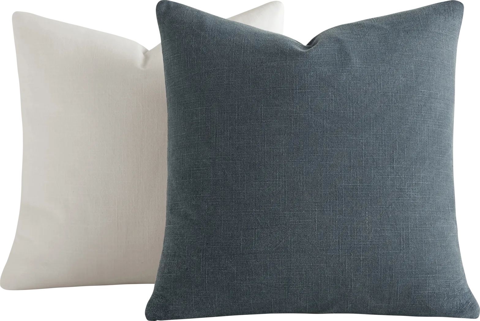Wolfe Navy/White Accent Pillow Set of 2 - Thumbnail - Image 1